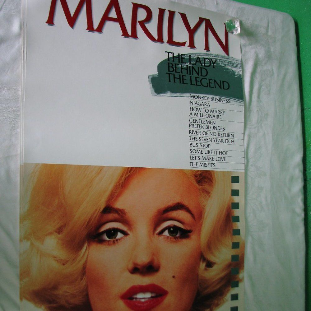 Vintage Marilyn Monroe Promo Poster 1983